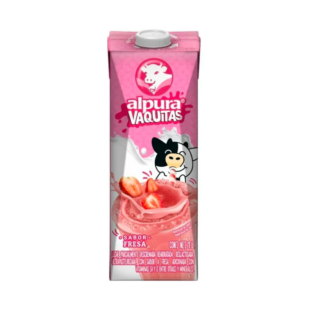 Leche Saborizada Alpura Sabor Fresa 1 Litro