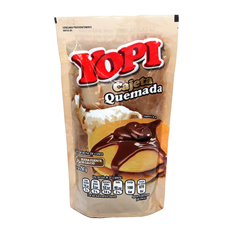 Cajeta Yopi Quemada 250 Gramos