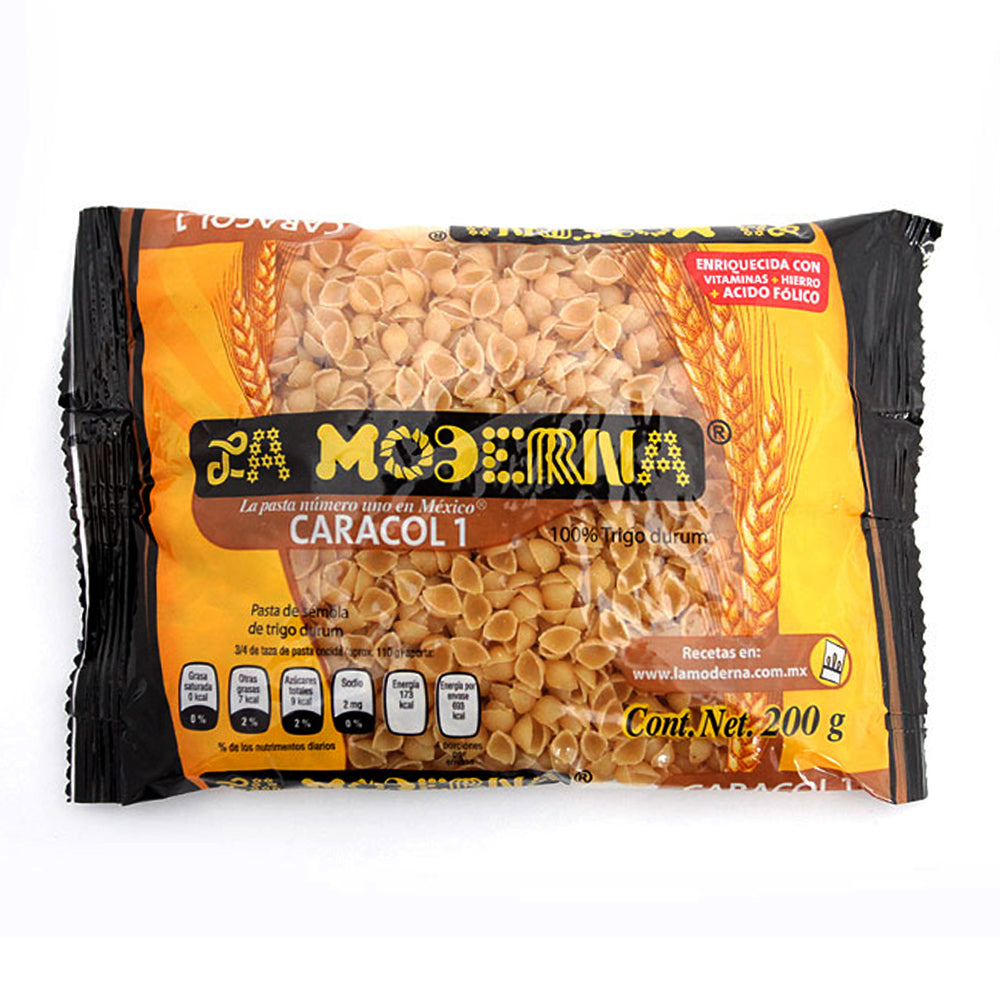 Pasta para Sopa La Moderna Caracol #1 200 Gramos
