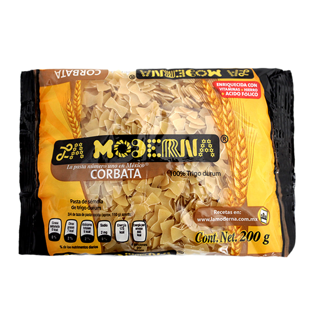 Pasta para Sopa La Moderna Corbata 200 Gramos