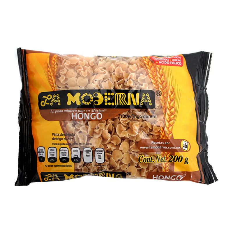Pasta para Sopa La Moderna Hongo 200 Gramos