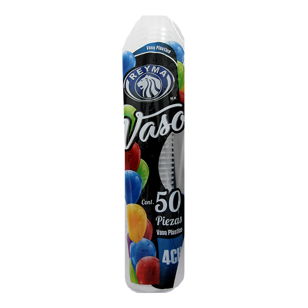 Vaso Plástico Reyma 4 Ch Bolsa con 50 Piezas