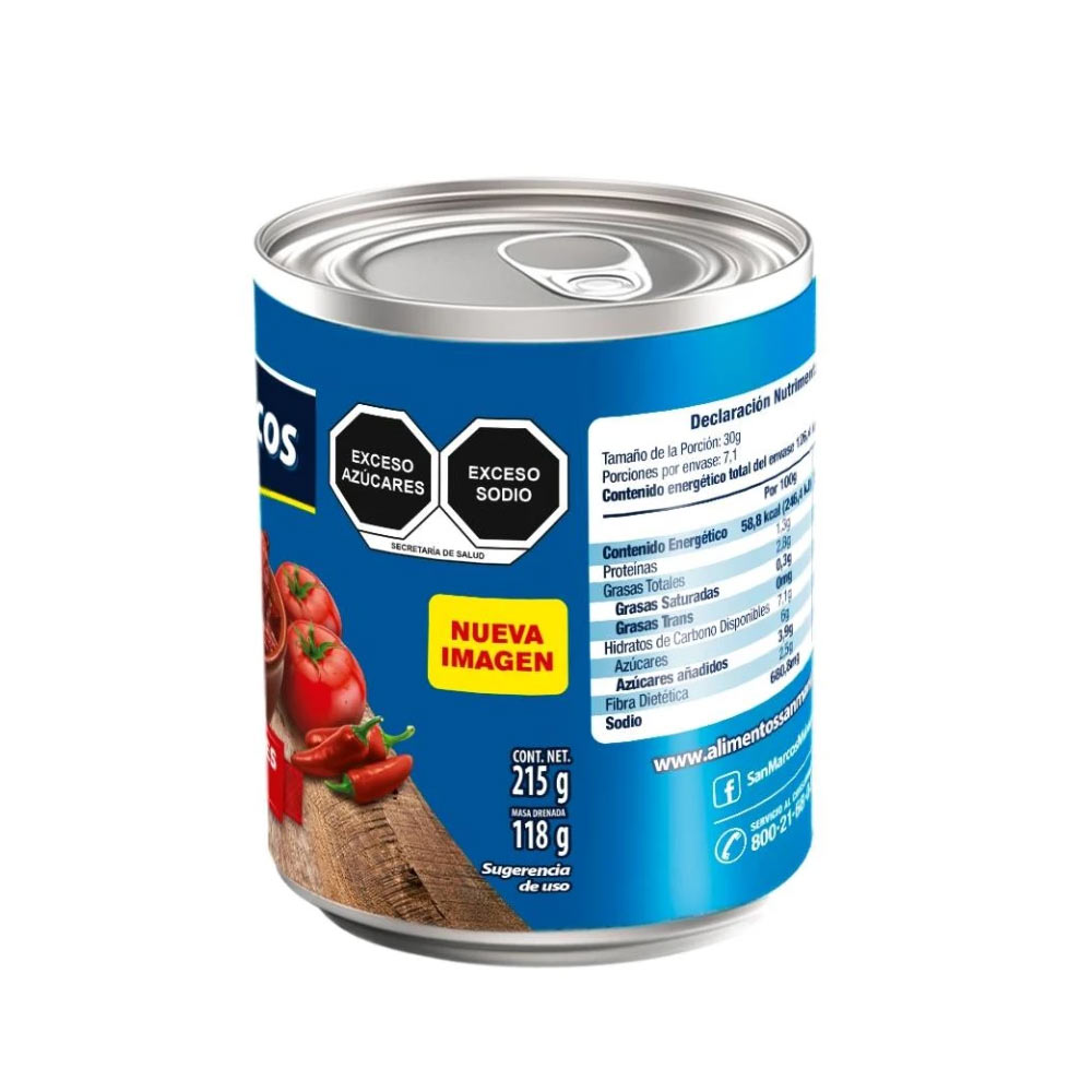 Chile Chipotle San Marcos 215 gr