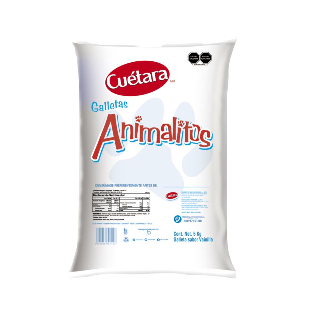 Galletas de Animalitos Cuétara 5 kg