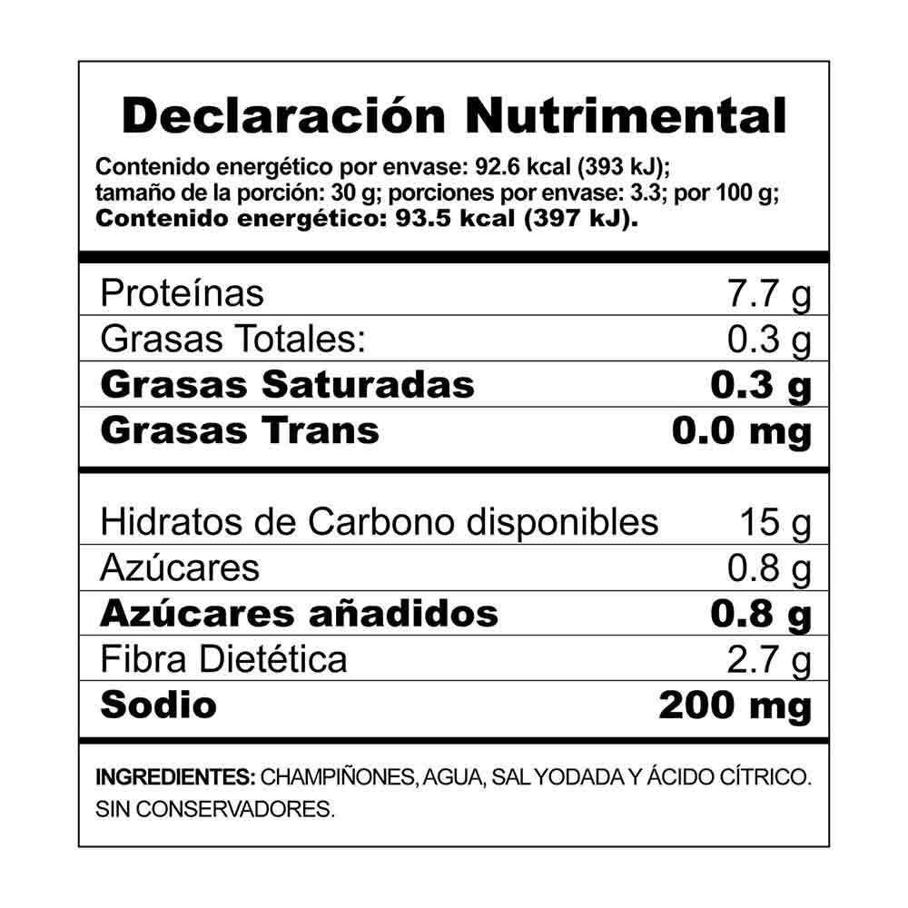 Champiñones Herdez Rebanados 186 g