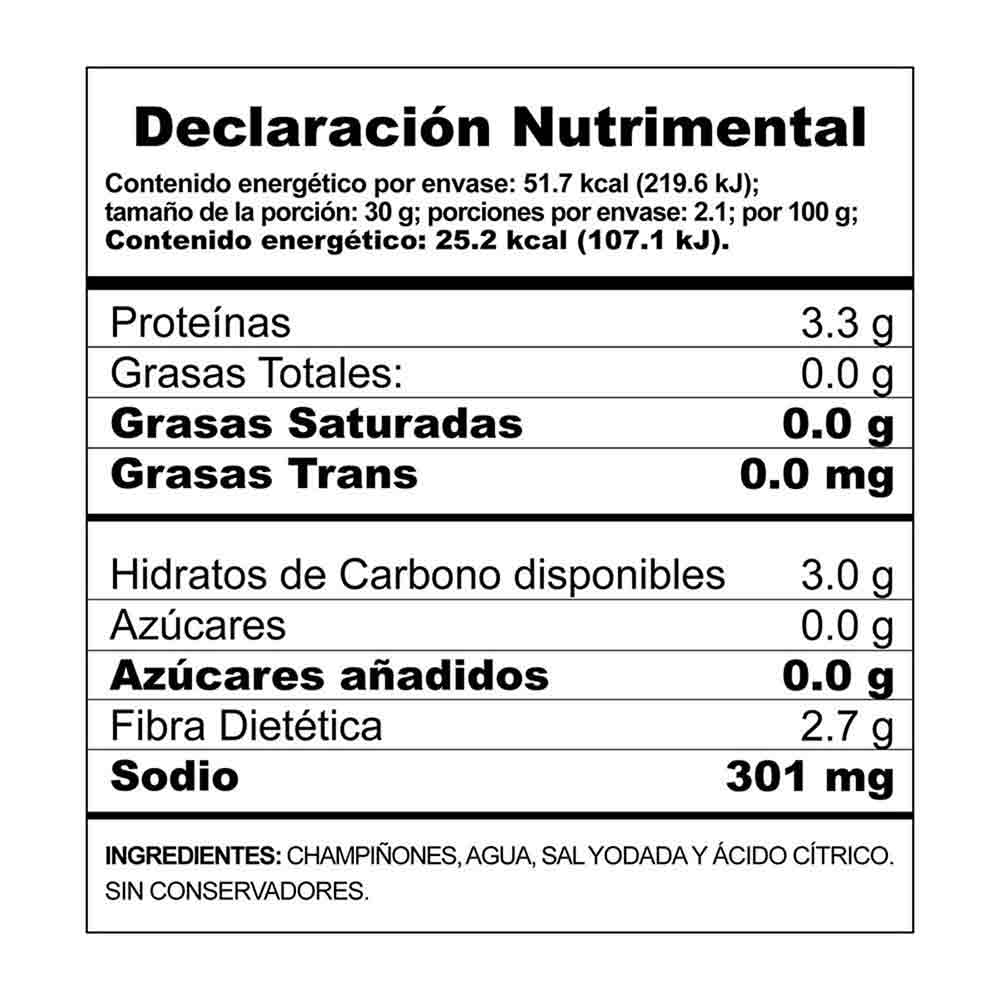 Champiñones Herdez Rebanados 380 g