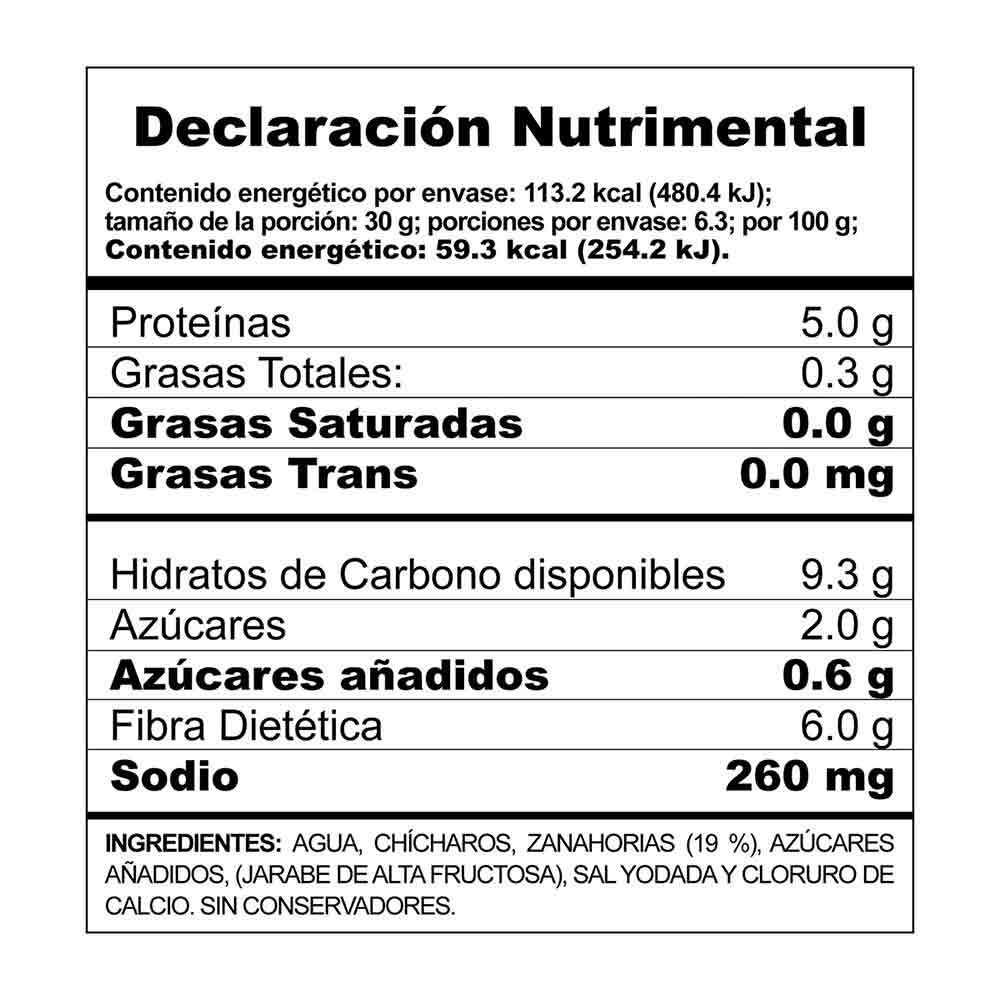 Chícharos con Zanahoria Herdez 400 g