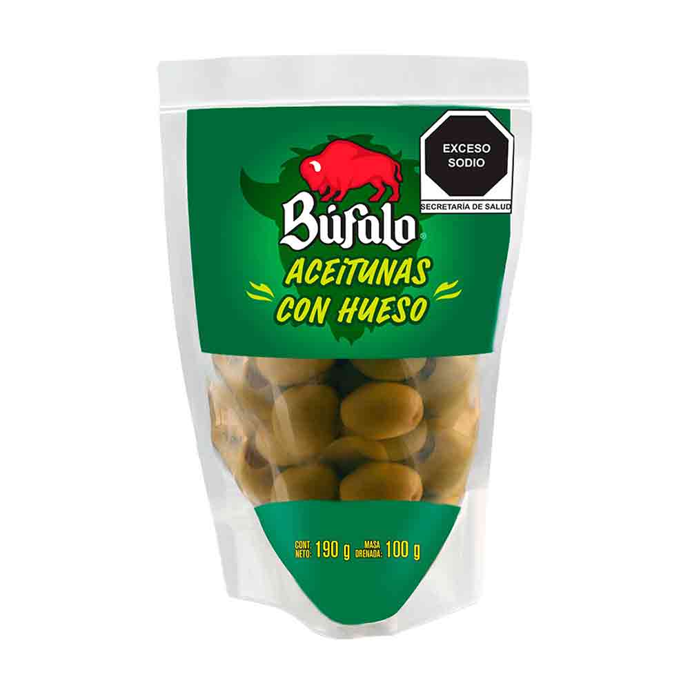 Aceitunas Búfalo con Hueso 190 g