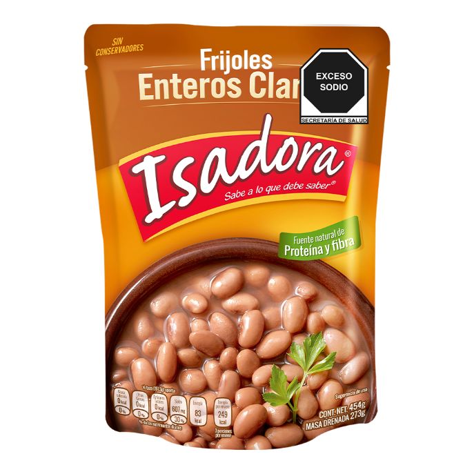 Frijoles Enteros Bayos Isadora 454 gr