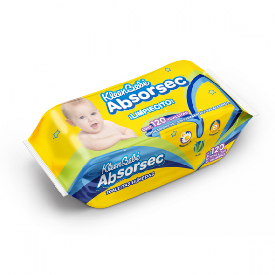 Absorsec Toalla Humeda Rep 120 Pz