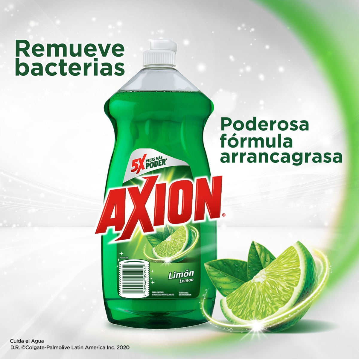 Detergente Lavatrastes Líquido Axion Limón 750 ml