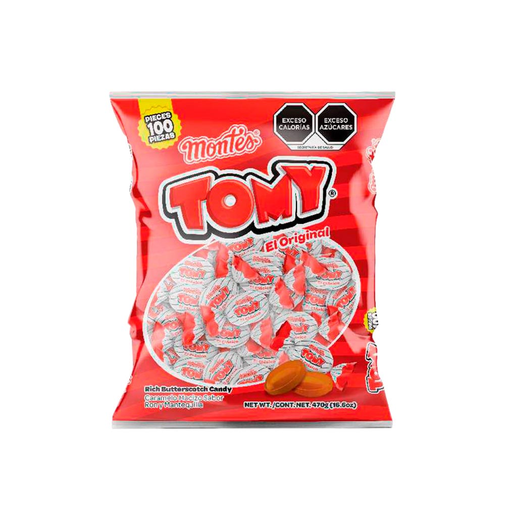 Caramelo Tomy Con 100 Piezas De 4.7 Gramos