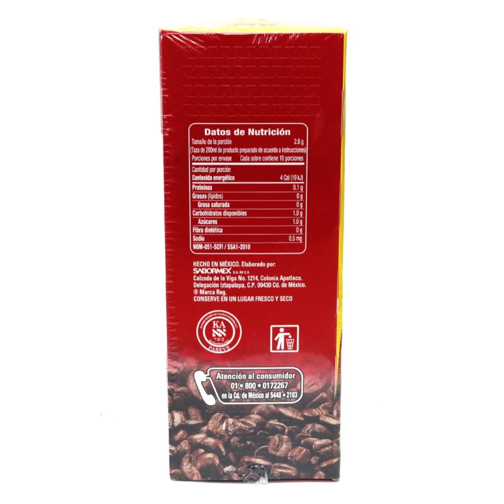 Cafe Legal Molido Tradicional Paquete con 60 sobres de 28 Gramos