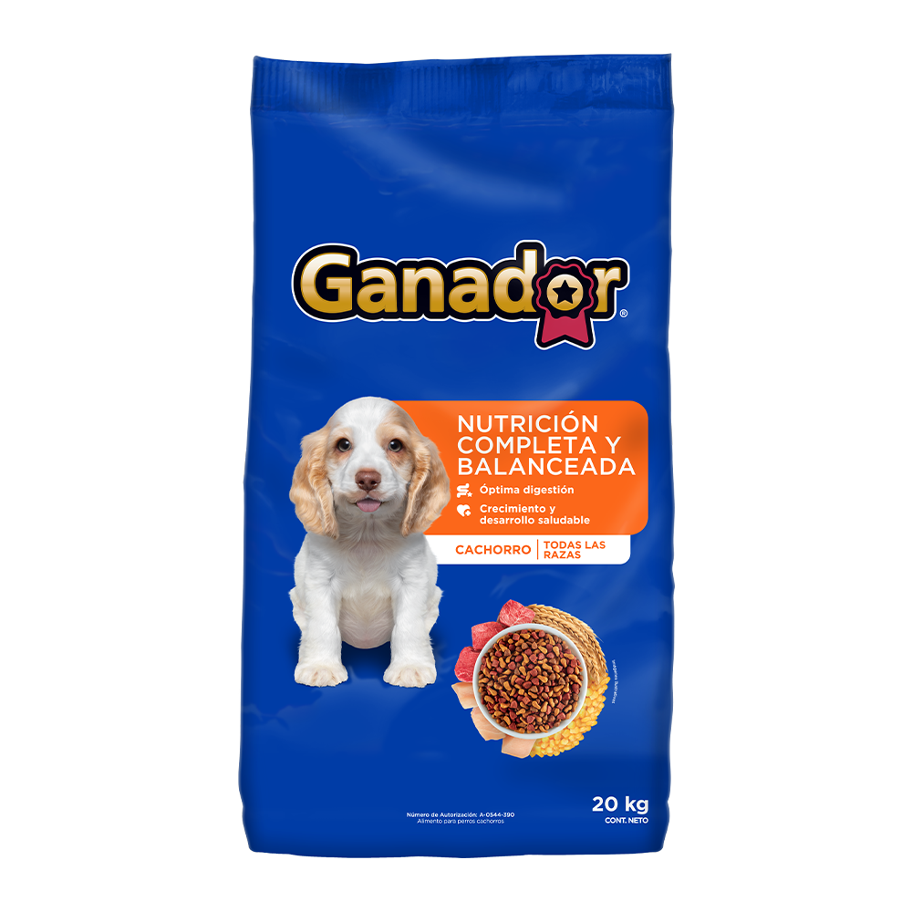 Ganador Alimento Perro Cachorro 20 Kg