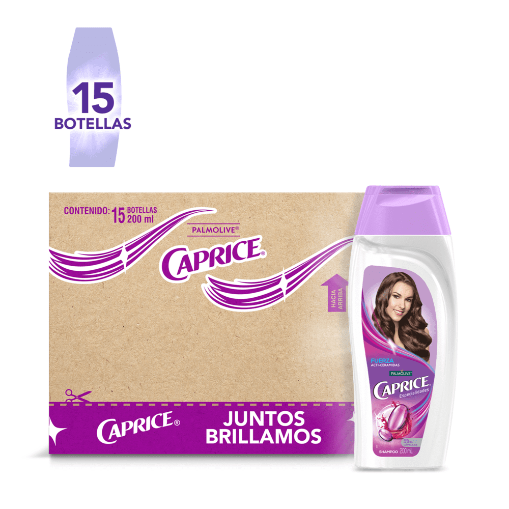 Shampoo Caprice Especialidades Fuerza Acti-Ceramidas de 200 ml
