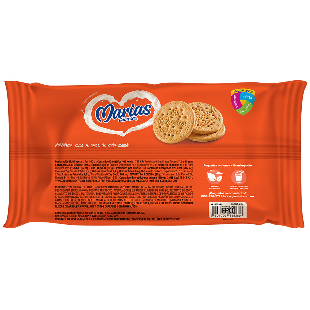 Galletas Gamesa Marías 510 gr