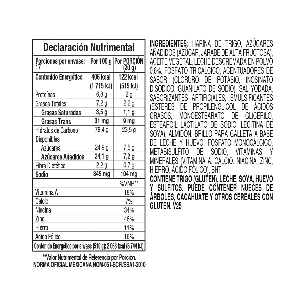 Galletas Gamesa Marías 510 gr