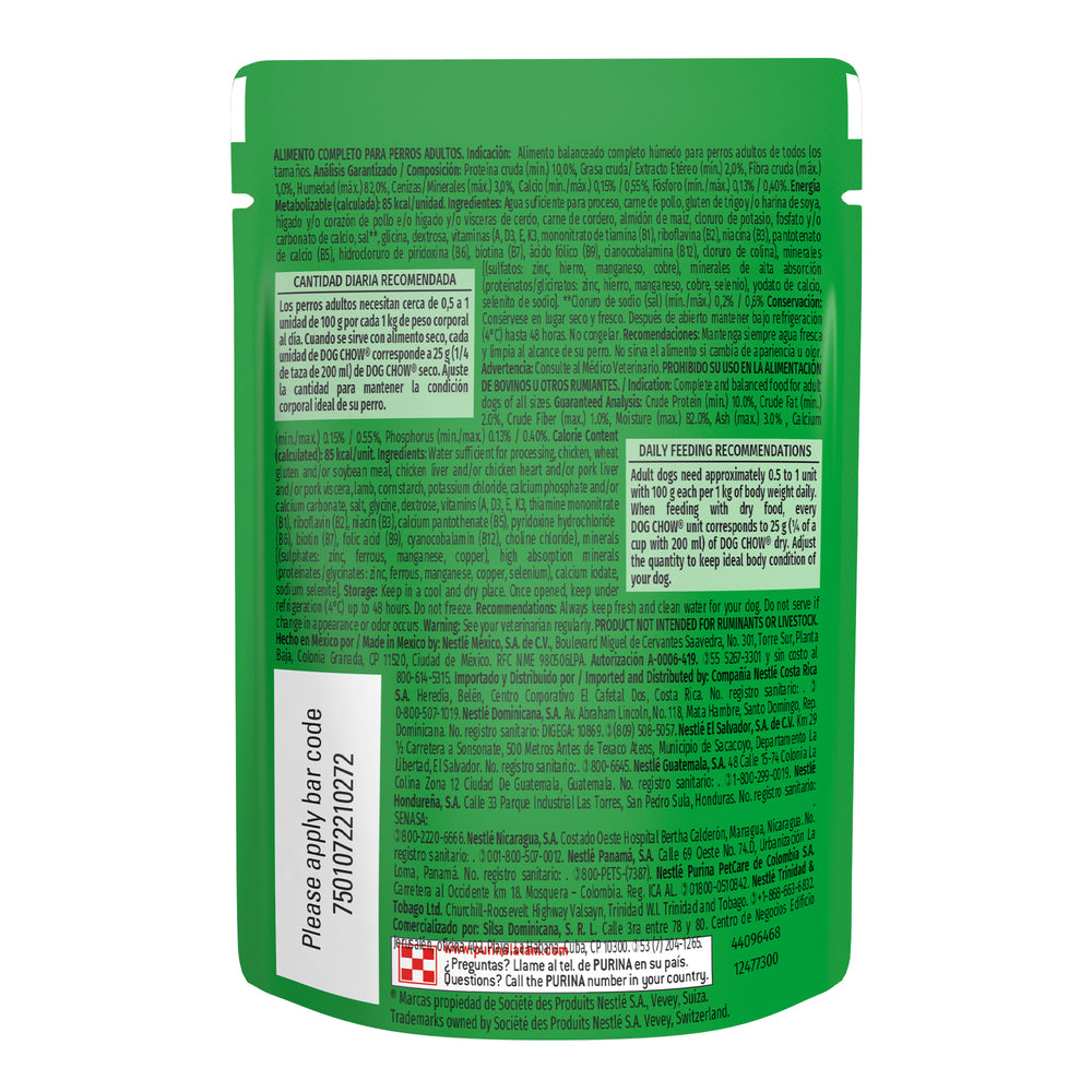 Purina Dog Chow Sabrosobres Adultos Carne 100 Gr