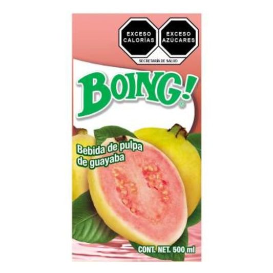 Jugo Boing Sabor Guayaba 500 Mililitros