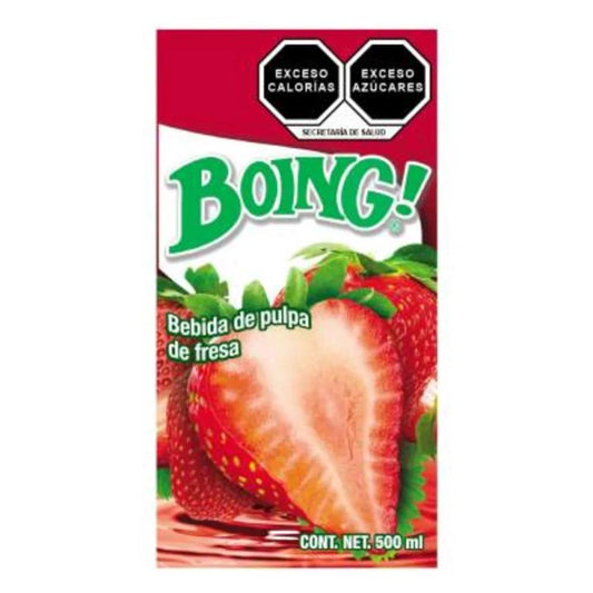 Jugo Boing Sabor Fresa 500 Mililitros