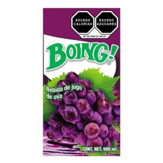 Jugo Boing Sabor Uva 500 Mililitros