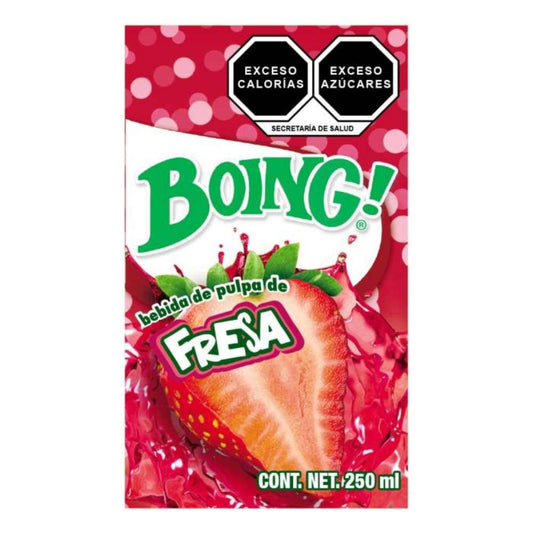 Jugo Boing Sabor Fresa 250 Mililitros