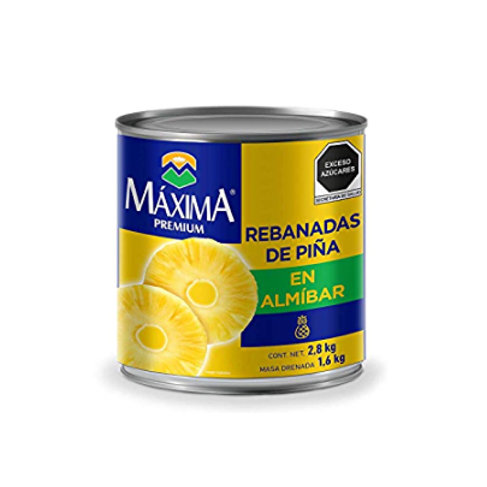 Piña en Rebanadas Máxima Premium 2.80 kg