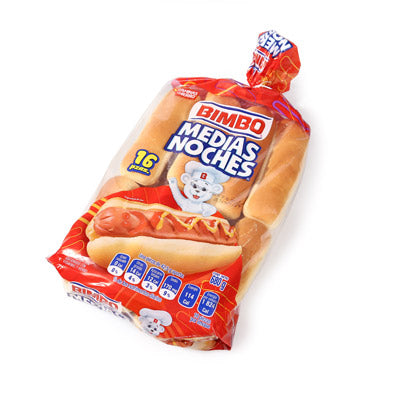Medias Noches Fs Bimbo 16 piezas 580 Gramos