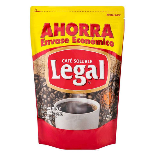 Cafe Soluble Legal Econocpack Bolsa 175 Gramos