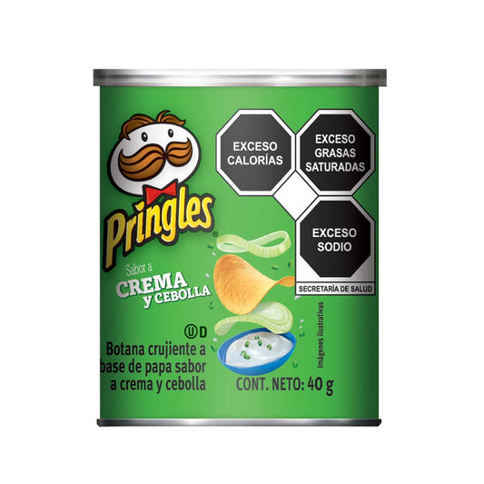Pringles Papas Fritas Crema Y Cebolla 40 gr