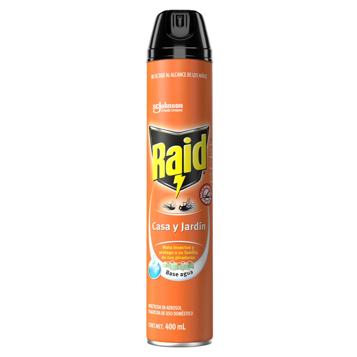 Raid Casa Y Jardin Insecticida Grande 400 Ml