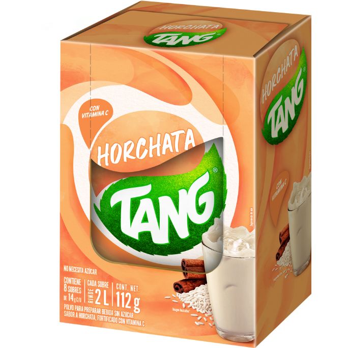 Polvo Para Preparar Bebida Tang Sabor Horchata Paquete con 8 Sobres