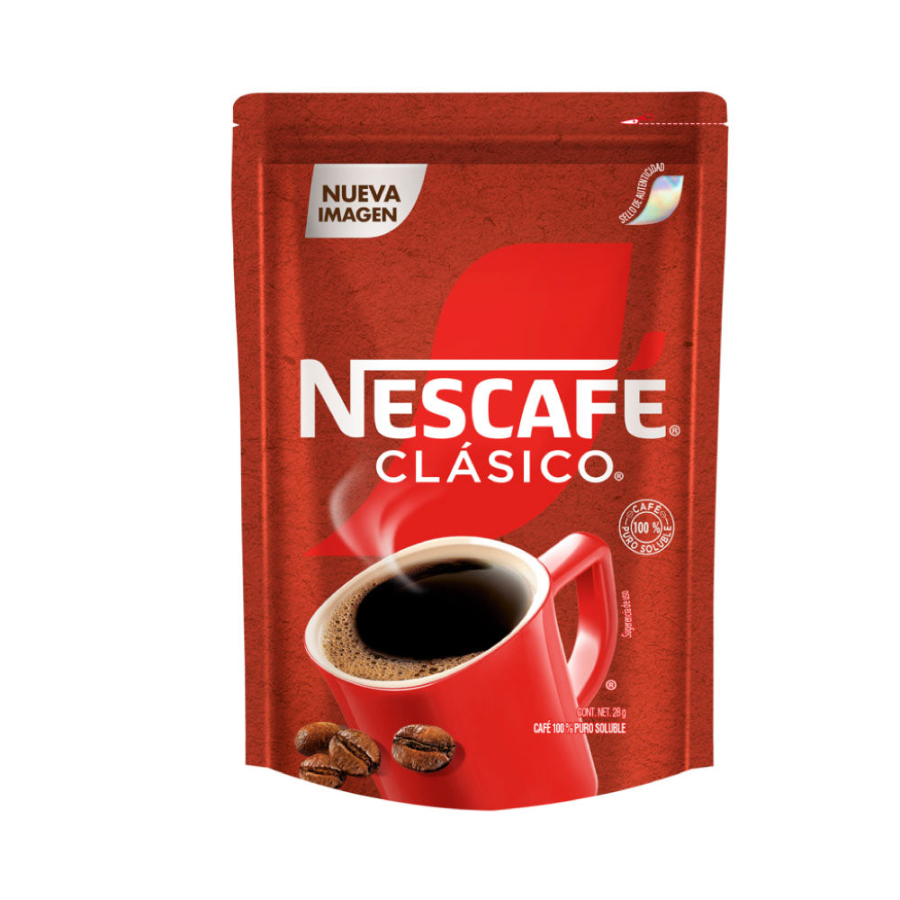 Café Soluble Nescafé Clásico Bolsa 28g