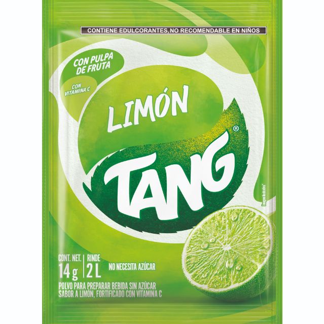 Polvo Para Preparar Bebida Tang Sabor Limon Paquete con 8 Sobres