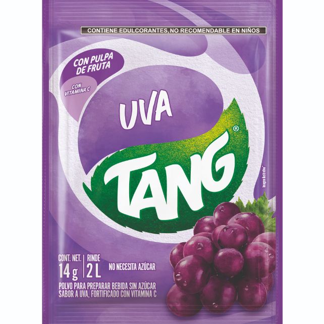 Tang Sabor Uva Paquete con 8 sobres de 13 gr