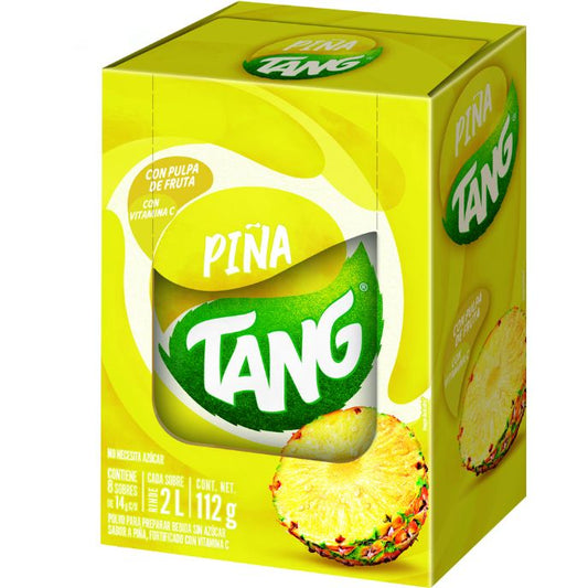 Polvo Para Preparar Bebida Tang Sabor Pina Paquete con 8 Sobres