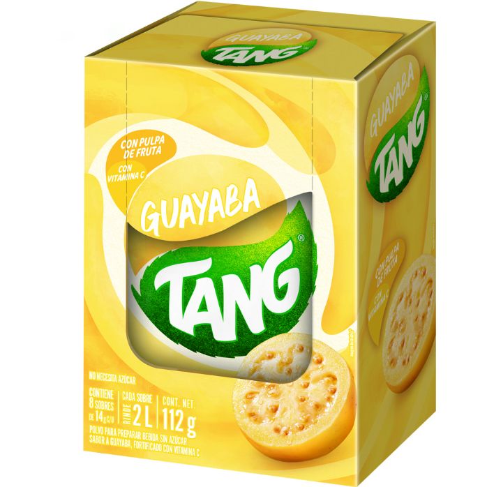 Polvo Para Preparar Bebida Tang Sabor Guayaba Paquete con 8 Sobres