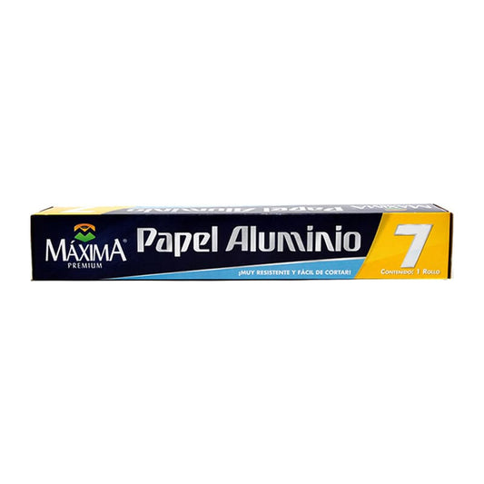 Papel Aluminio Maxima Premium  #7 Rollo de 3.95 Metros