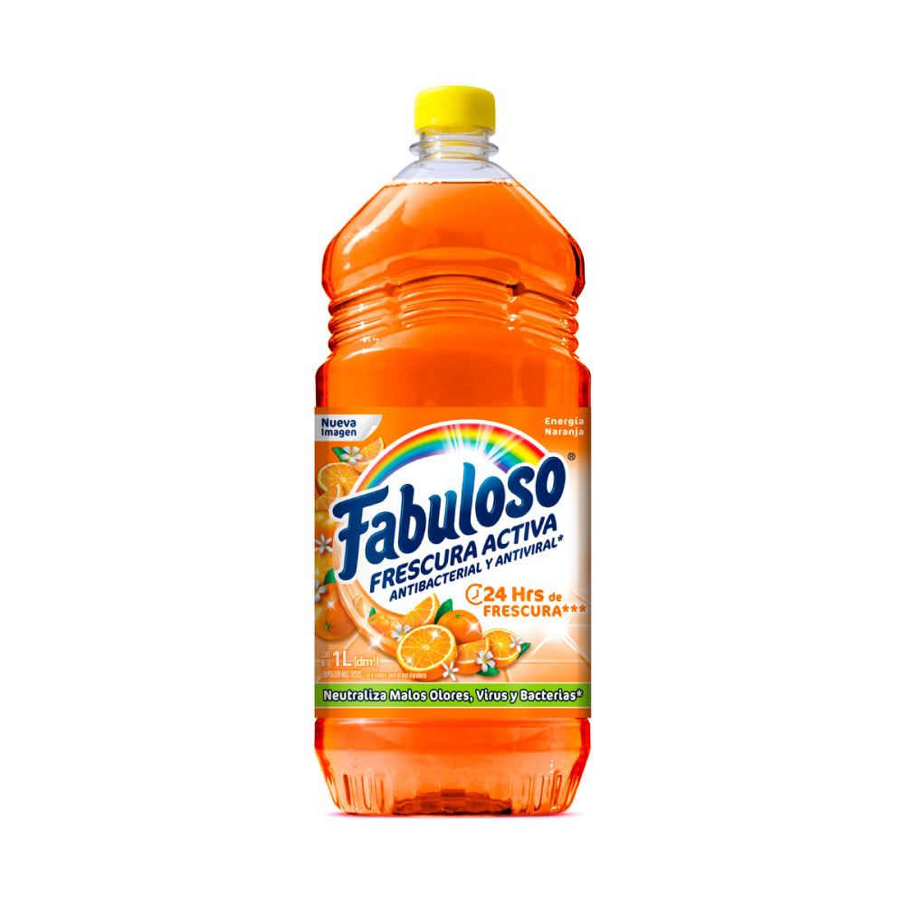 Fabuloso Limpiador Multiusos Naranja de 1 lt