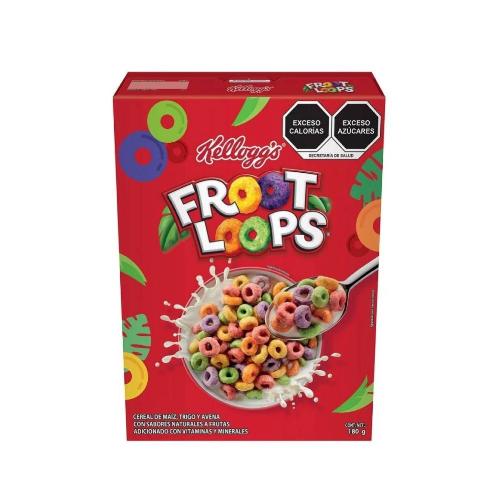 Kelloggs Froot Loops Cereal 180 gr