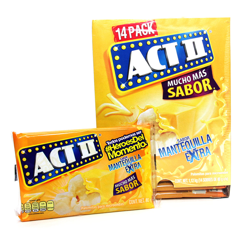 Act II Palomitas Extra Mantequilla 80 gr