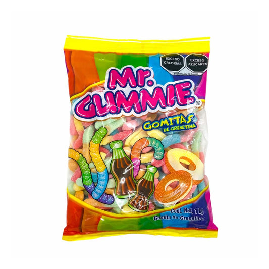 Mr Gummie Lombriz Neon 1 Kg
