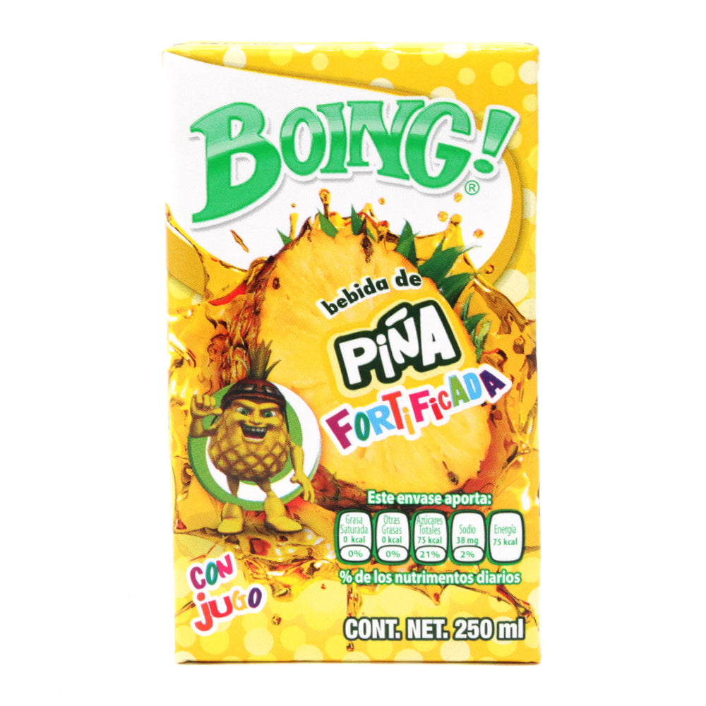 Jugo Boing Sabor Pina 250 Mililitros