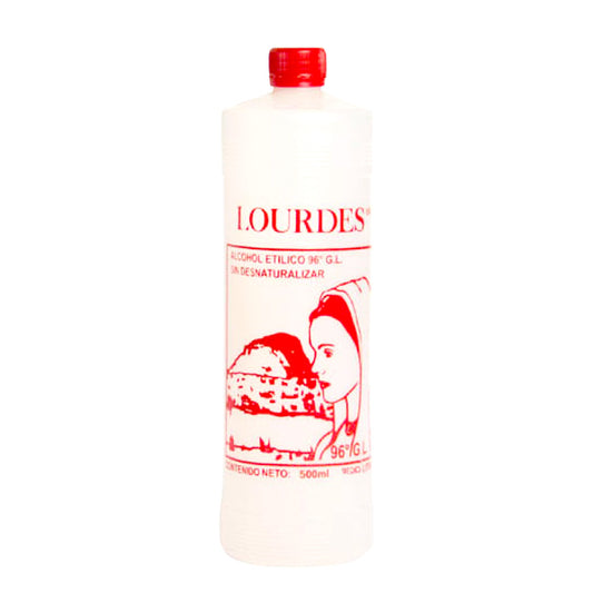 Alcohol Etilico Lourdes del Botella 500 Mililitros