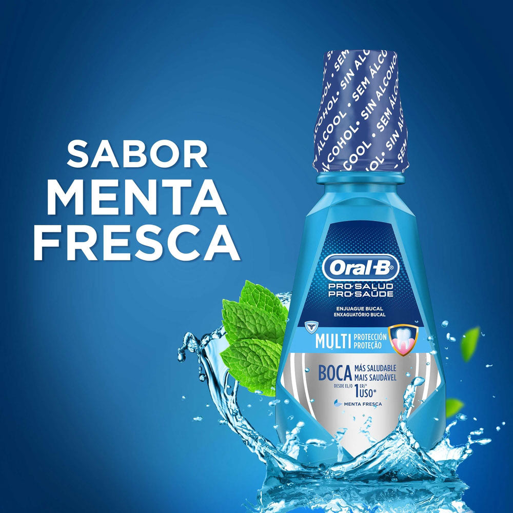 Enjuague Bucal Oral B PRO Salud Menta 250 ml