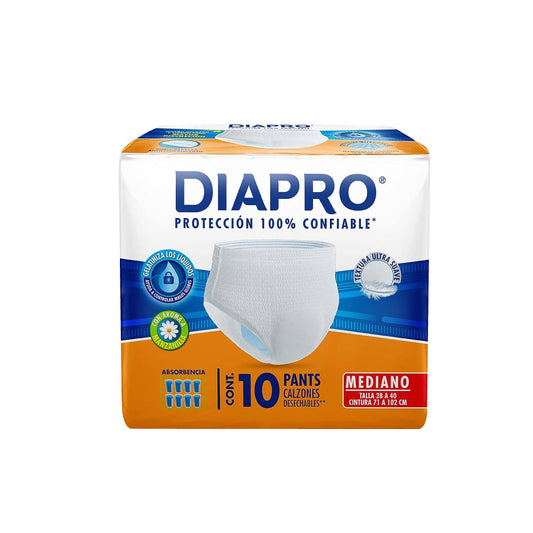 Diapro Pants Unisex Mediano 10 piezas