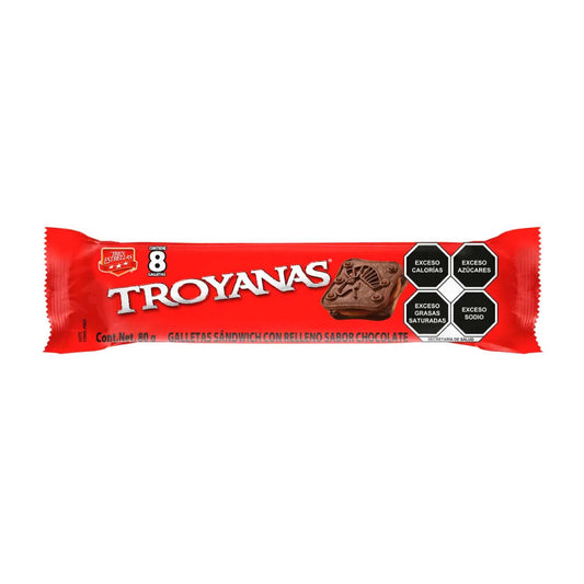 Galletas Tres Estrellas Troyanas Choco. 80 gr