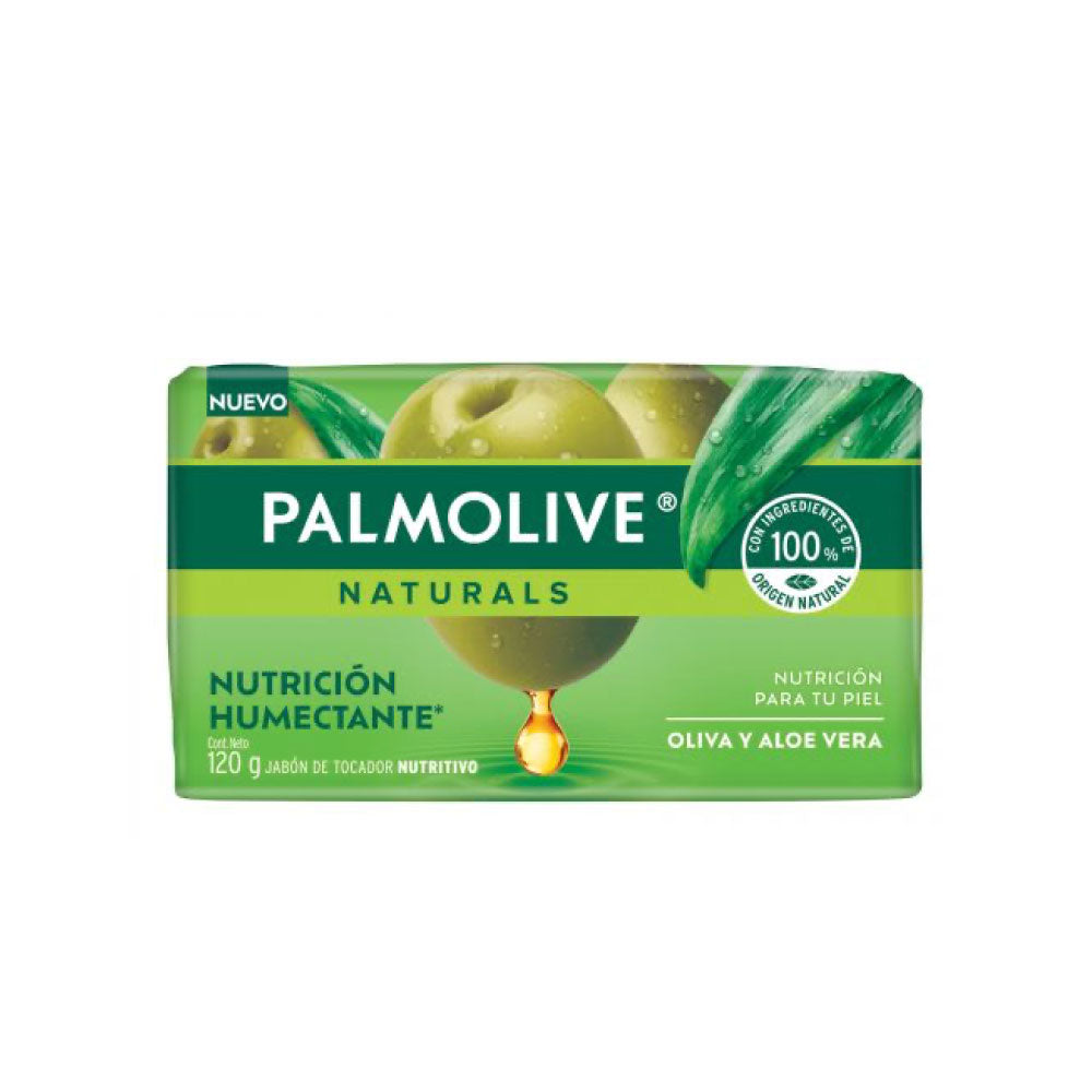 Jabón en Barra Palmolive Naturals Aloe y Oliva 120 g