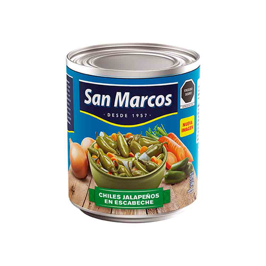 Chiles Jalapeños Enteros San Marcos 2.8 kg