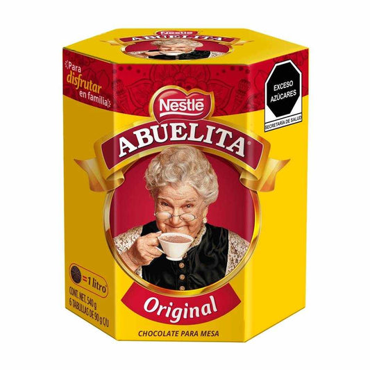 Chocolate de Mesa en Barra Abuelita  Con 6 Tablillas De 90 Gr